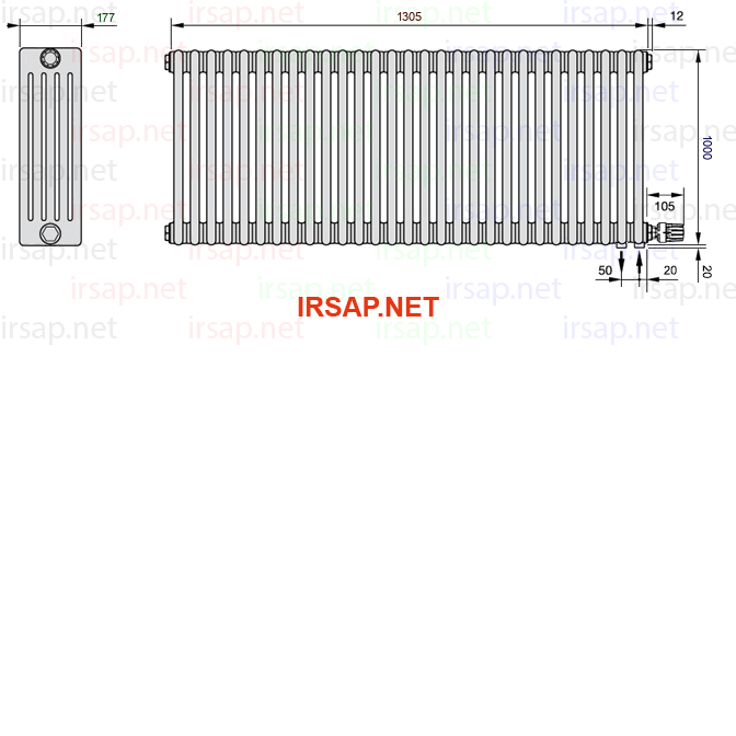 Радиатор IRSAP Tesi 51000/29 T26 CL 01